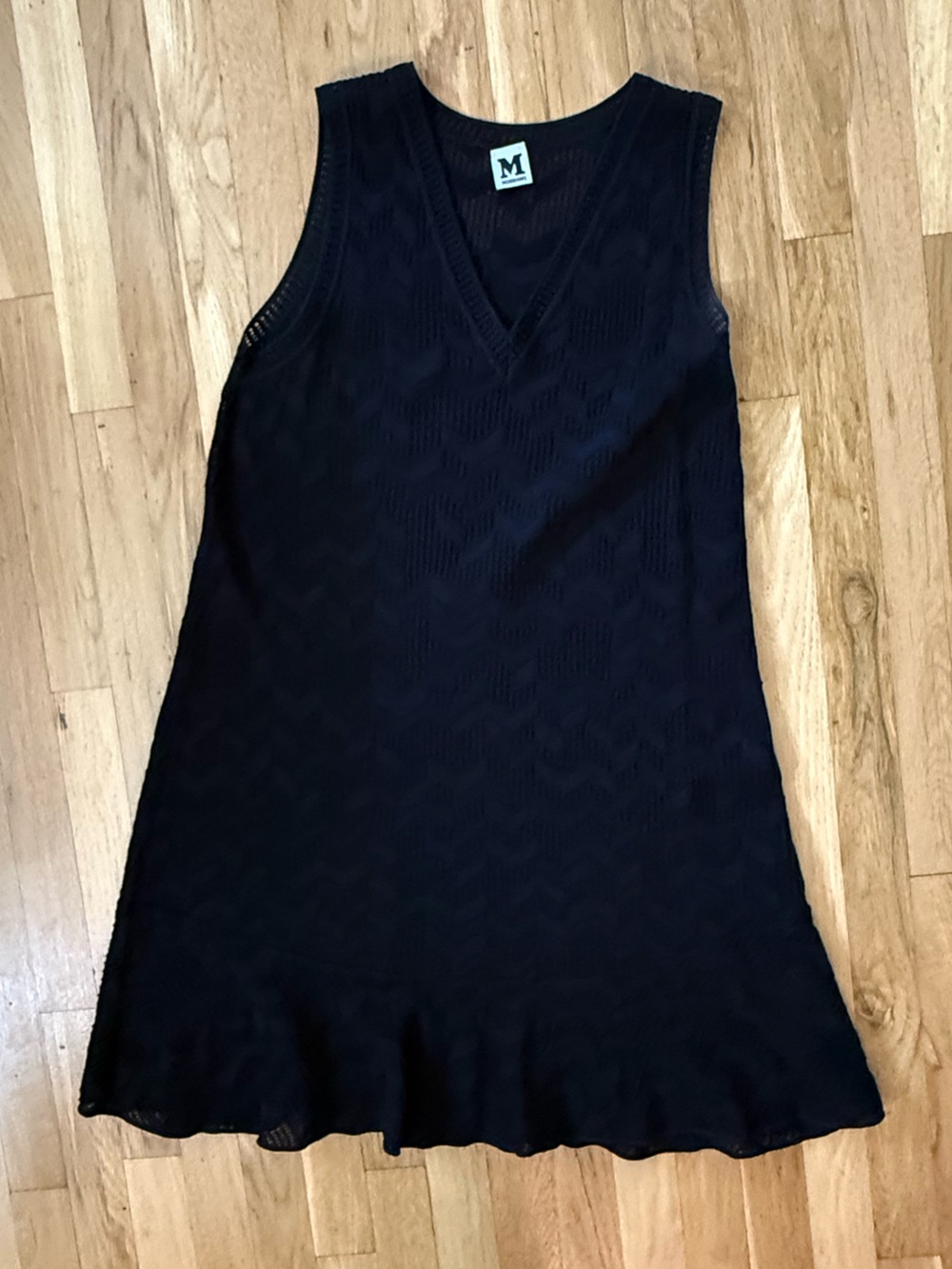 Missoni Black Knit Tank Dress